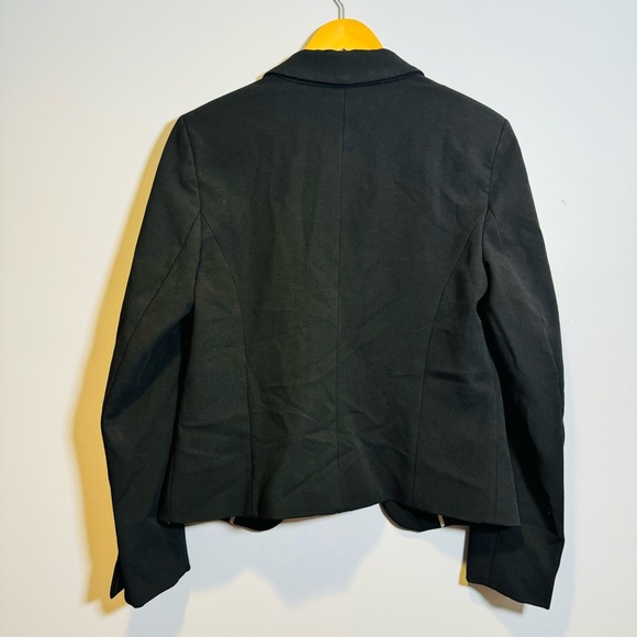 Ann Taylor Loft Classic Career Open Black Blazer women’s size 8 - Picture 5 of 7